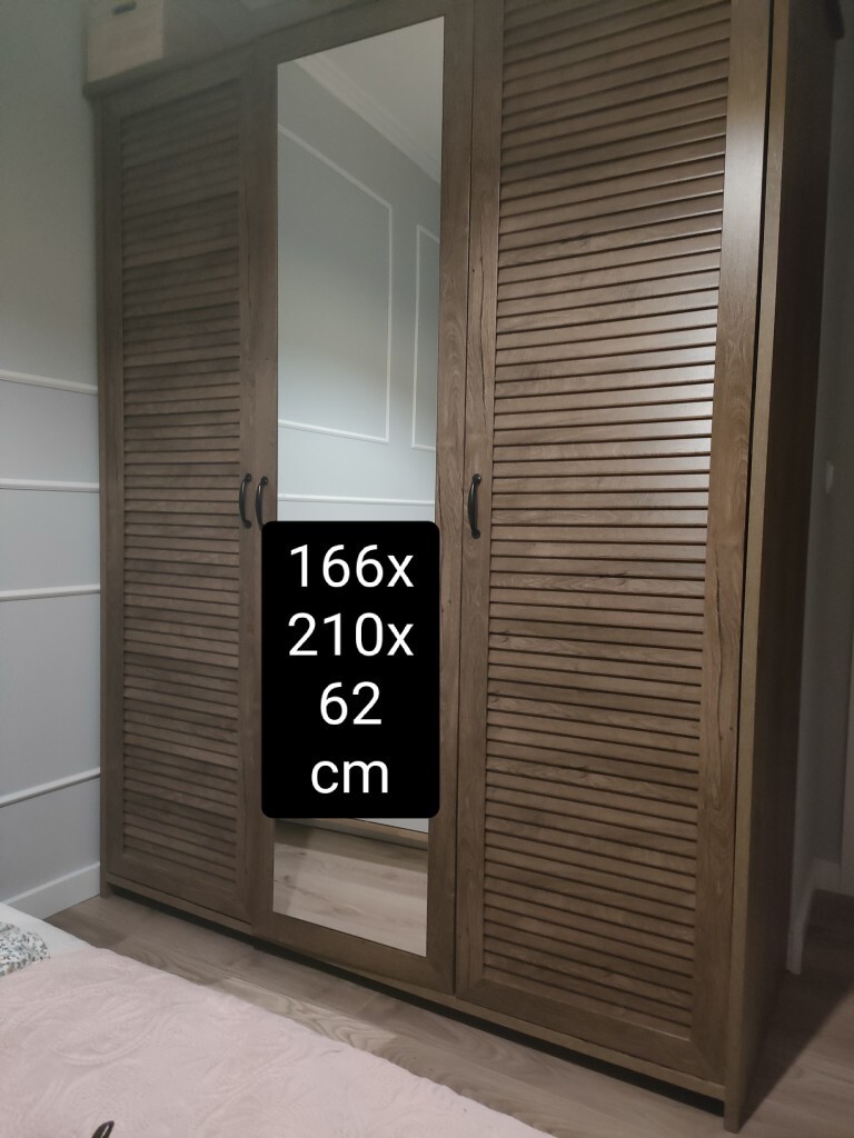 Szafa MANDERUP 166x210 dąb dziki | Łuków | Kup teraz na Allegro Lokalnie