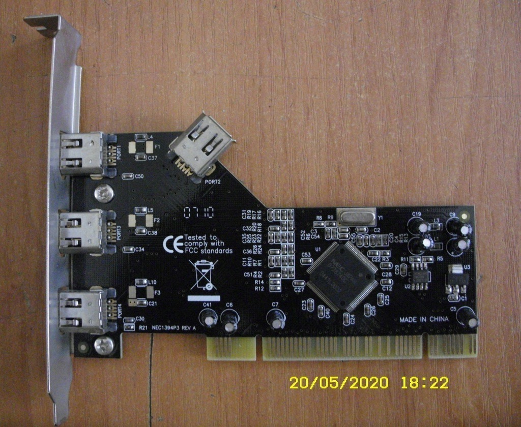 Karta FireWire NEC PCI 3+1 PCI IEEE1394 NEC CARD Poznań Kup teraz