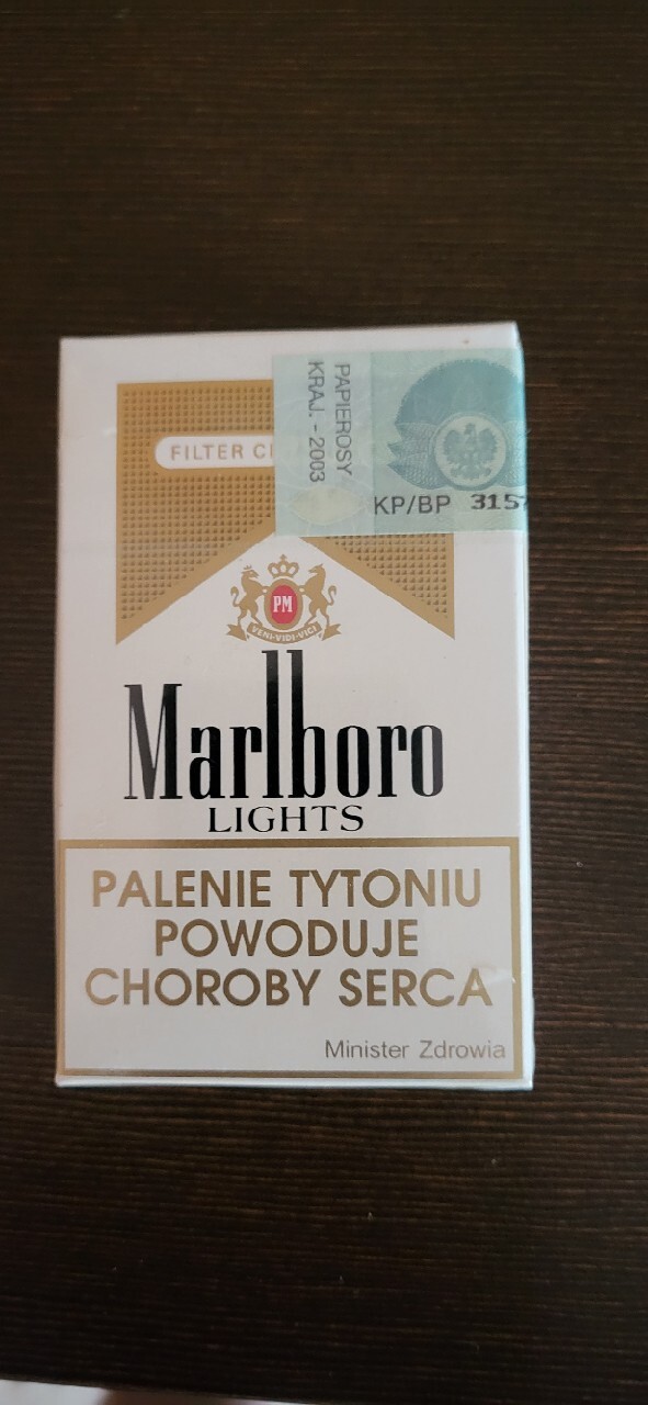 Kolekcjonerskie papierosy Marlboro light | | Ogłoszenie na Allegro Lokalnie