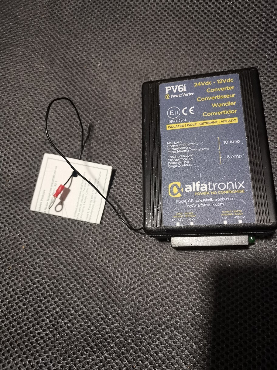 24 VDC zu 12 VDC Wandler nicht isoliert