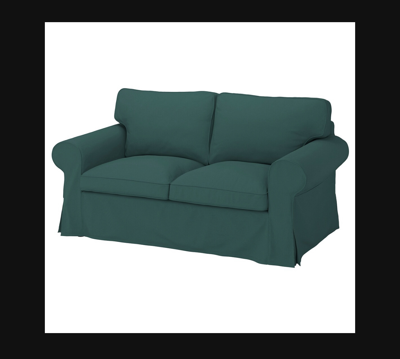 IKEA Ektorp pokrycie sofy 2os. ciemnoturkusowy Warszawa Ogłoszenie