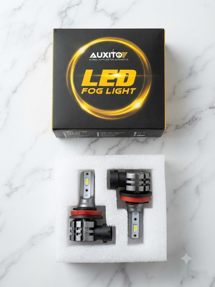 ЛАМПОЧКИ LED (СВІТЛОДІОД) AUXITO H8/H9/H11/H16 – 6500K CANBUS | 2 SZT. 