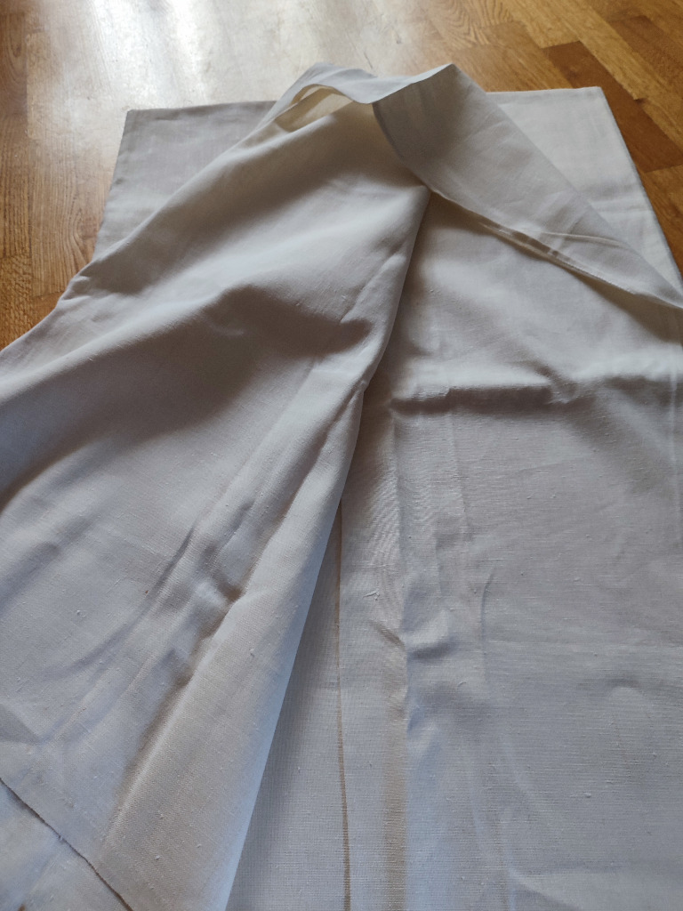 Lniany obrus z PRL 160 x 220 cm Warszawa Licytacja na Allegro Lokalnie