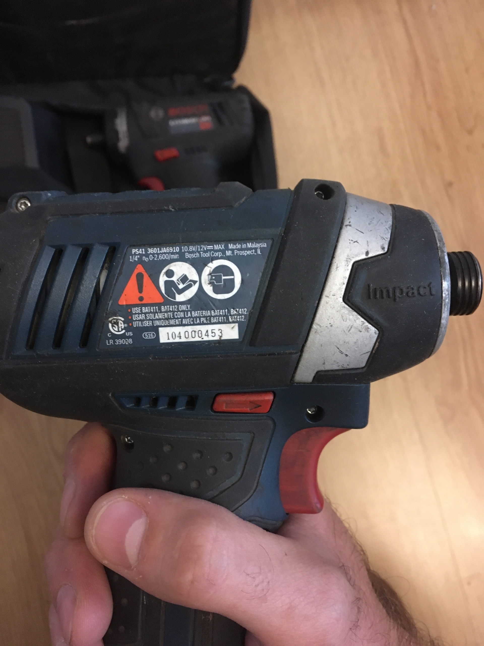 2x Wkrętarka akumulatorowa Bosch 12V PS21 i PS41 Bochnia Licytacja