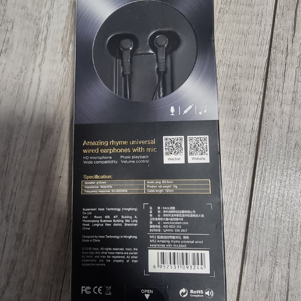 Słuchawki Hoco M52 Jack 3,5mm | Poręba | Kup teraz na Allegro Lokalnie