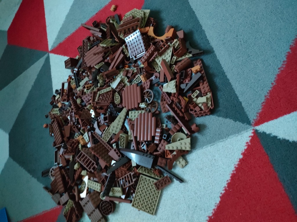 klocki lego brązowe elementy mieszane | Barcin | Licytacja na Allegro