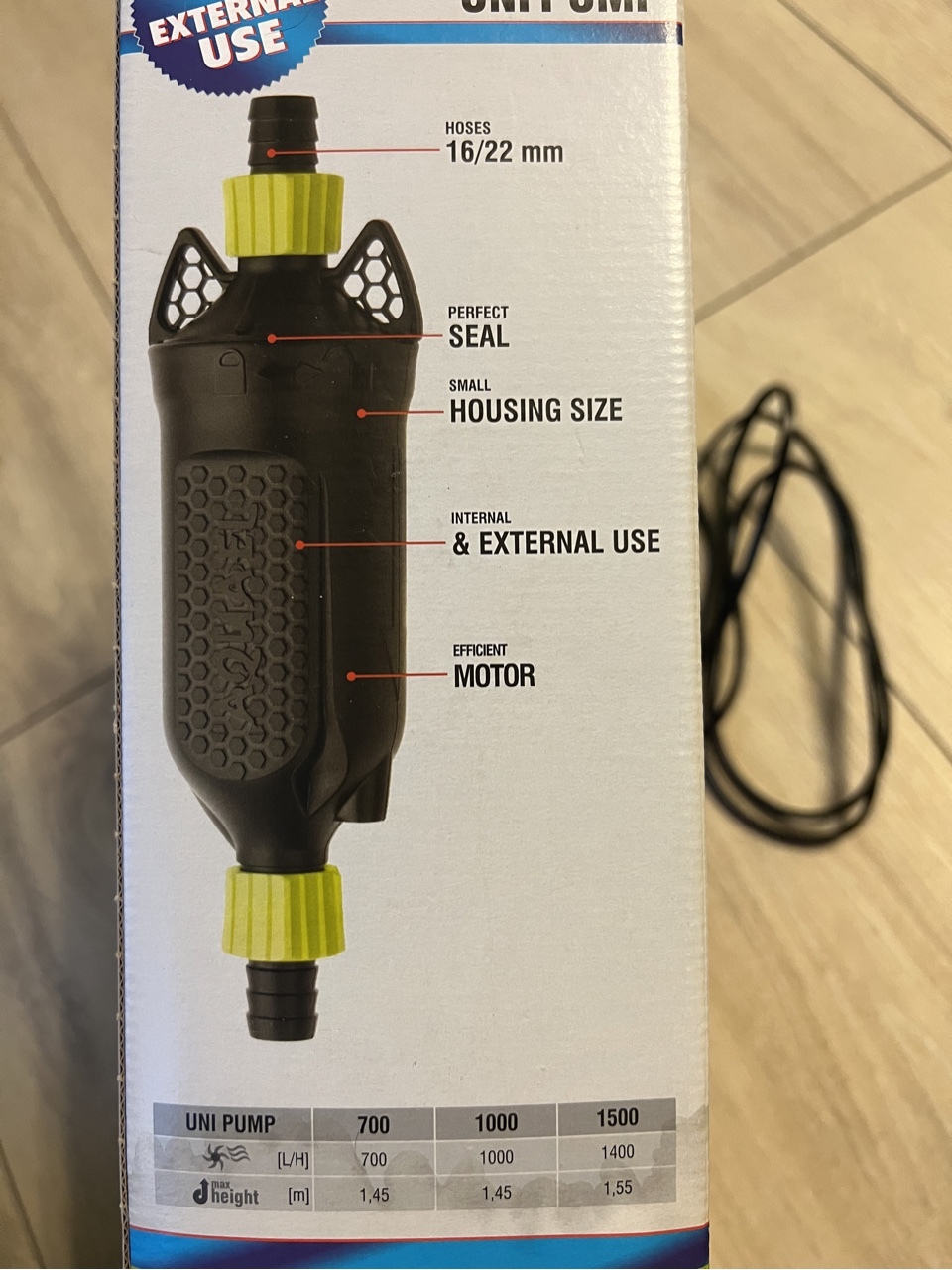 Aquael uni pump 1000 pompa przepływowa 15w Żory Kup teraz na