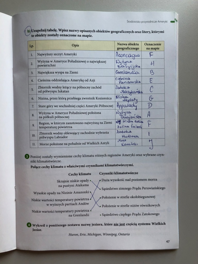 ćwiczenia Geografia Nowa Era Klasa 8