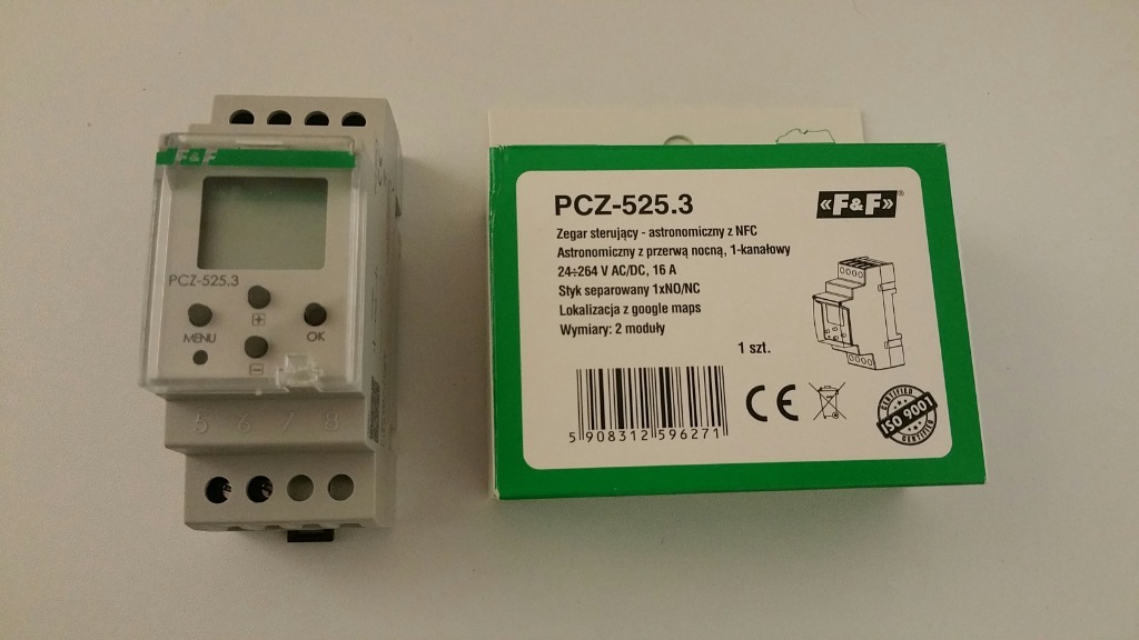 Zegar sterujący astronomiczny F&F PCZ-525.3 | Hajnówka | Kup teraz na ...