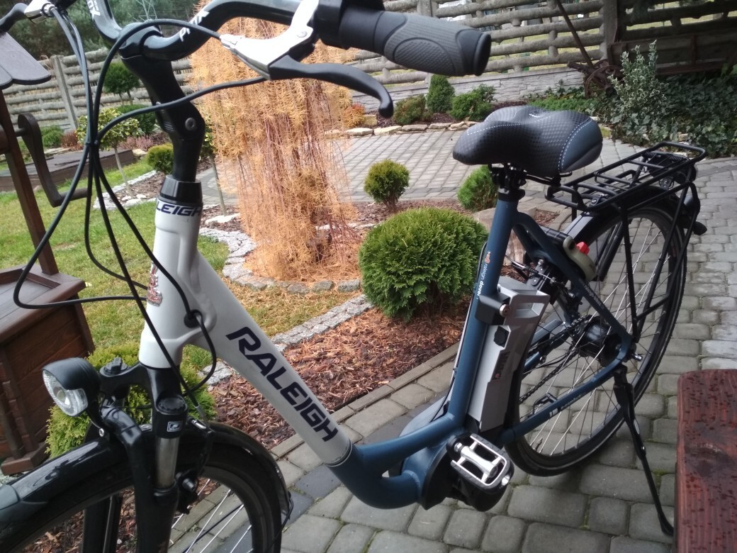 Rower elektryczny Raleigh niemiecki Libiąż Kup teraz na Allegro