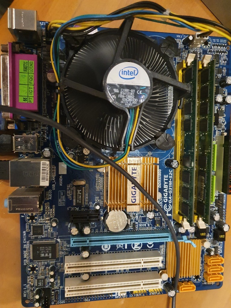 Płyta główna GAG31MS2C + 2x1GB DDR2 + CPU E5200 Poznań Kup teraz