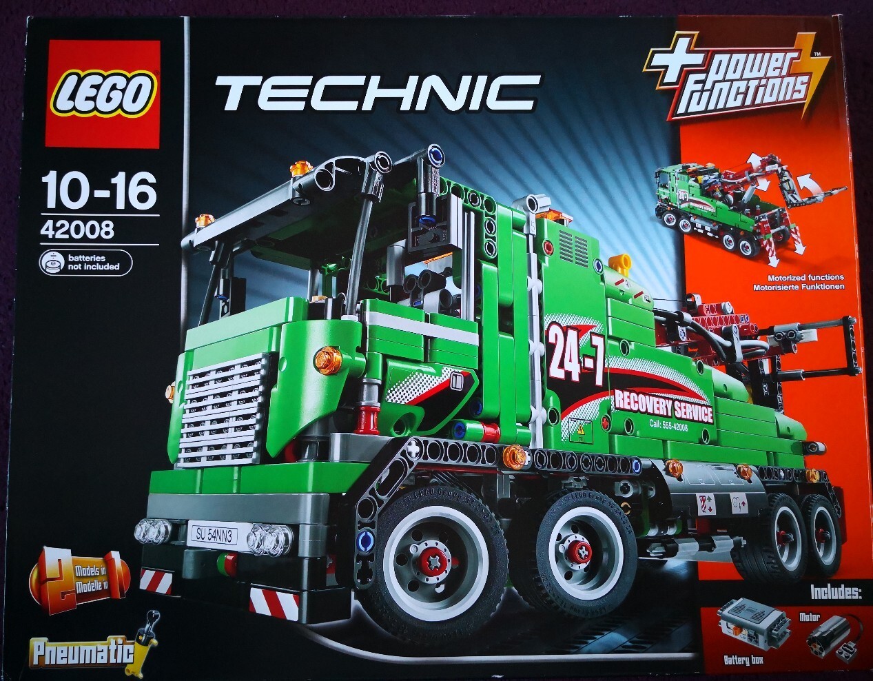 Lego Technic 42008 Wóz techniczny holownik 100% | Poznań | Kup teraz na ...