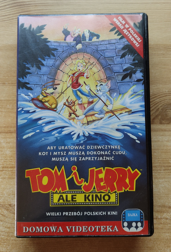 Kaseta VHS Tom i Jerry Ale Kino Kielce Kup teraz na Allegro Lokalnie