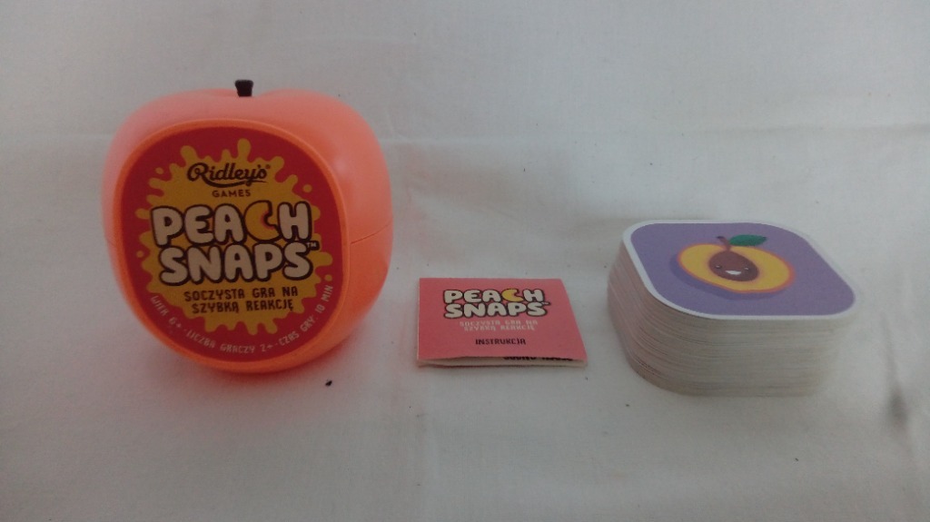 Gra karciana peach snaps Brok Kup teraz na Allegro Lokalnie