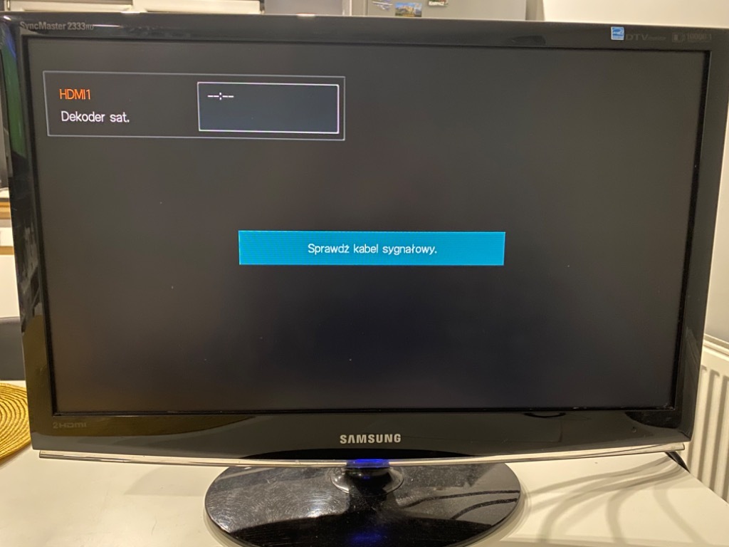 Monitor/TV Samsung SyncMaster 2333HD Przyranie Licytacja na Allegro
