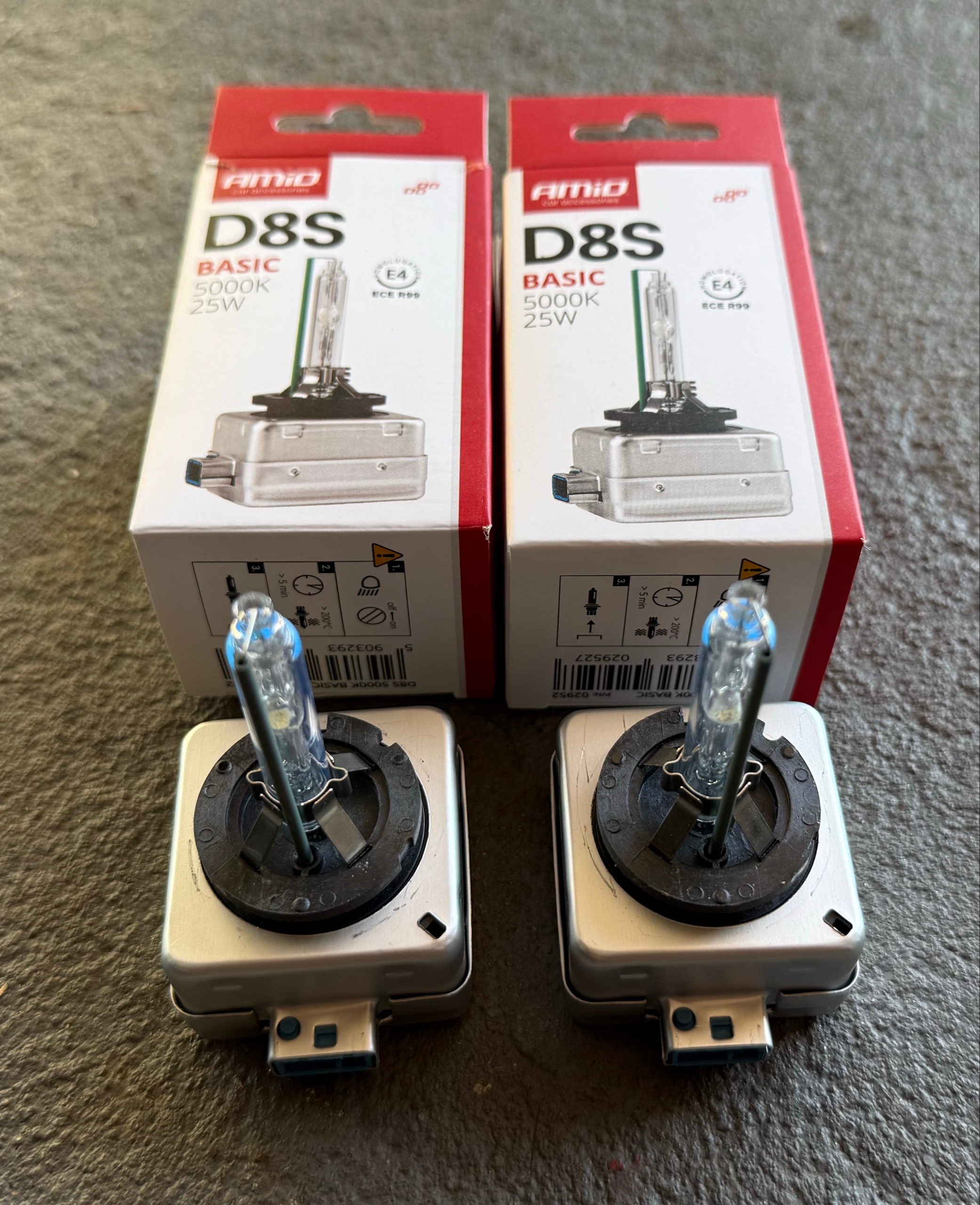 ЛАМПОЧКИ КСЕНОН D8S 25W 5000K 2 SZT. 