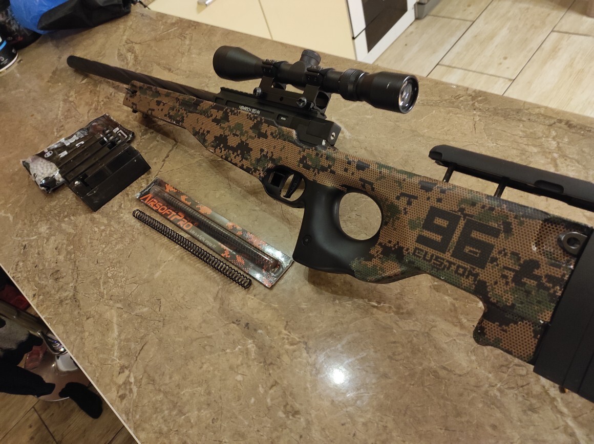 Snajperka ASG Novritsch SSG96 L96, MB01 tuning Lublewo Gdańskie