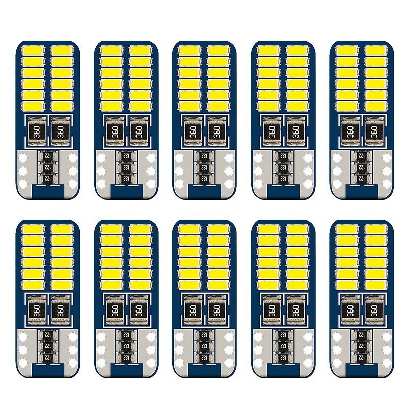 10X ЛАМПОЧКА W5W T10 24LED CANBUS СУПЕР ULTRA СВІТЛА °*BESTSELLER MEGA CENA*° 