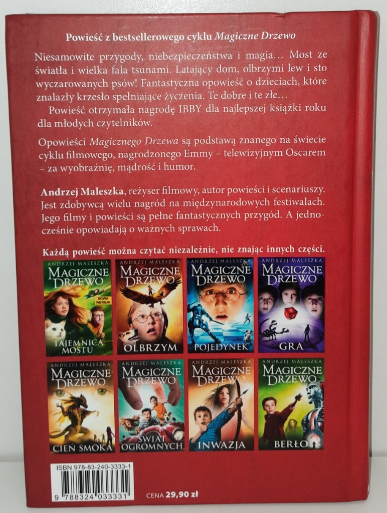 Magiczne Drzewo Czerwone Krzesło Streszczenie Plan Wydarzeń Magiczne Drzewo Czerwone krzesło Andrzej Maleszka | Ogrodzieniec | Kup