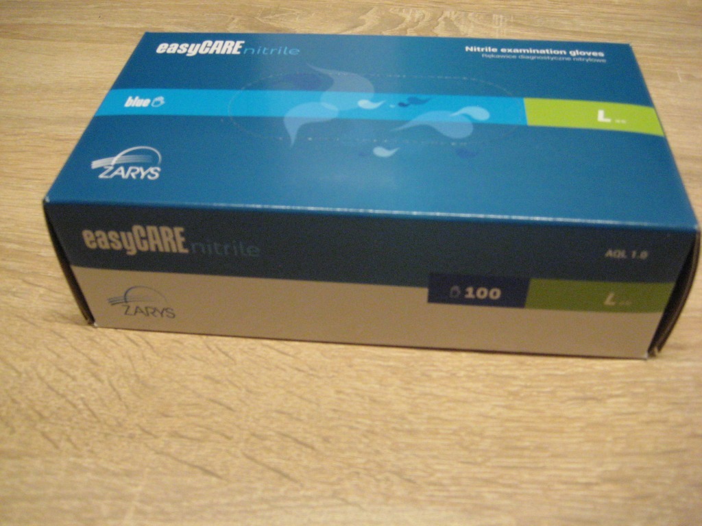 Rękawice Zarys EasyCARE Nitrile "L" 100 szt. Stary Kisielin Kup