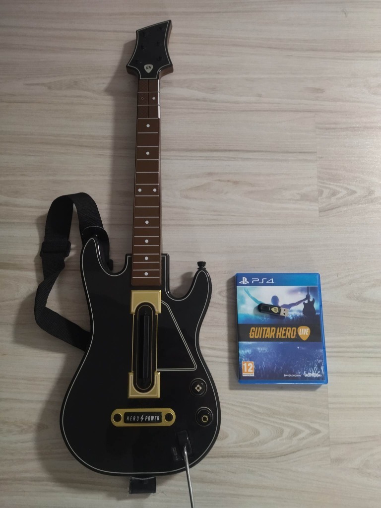GUITAR HERO PS4 / GRA / GITARA / NADAJNIK Nowa Sól Kup teraz na