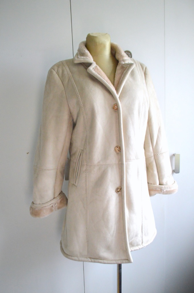 Gabriella Vicenza płaszcz XL na misiu kożuch Kraków Kup teraz na