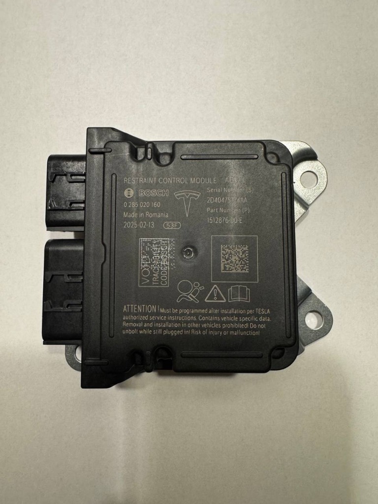 СЕНСОР ПОДУШОК AIRBAG 1512876-00-E ОРИГІНАЛ TESLA S/X/3/Y 