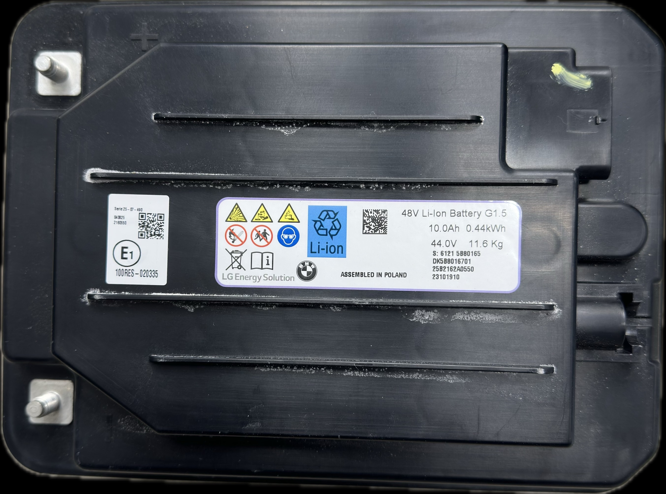 BMW X5 G05 X7 G07 АКУМУЛЯТОР БАТАРЕЯ MILD HYBRID LI-ION 10AH 48V 5B80165 
