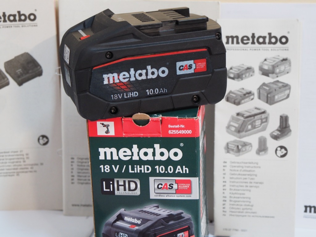 Аккумулятор metabo 18v 10ah