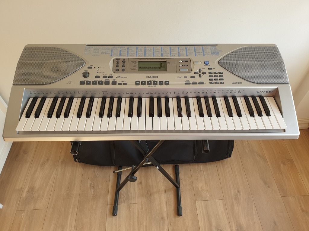 Keyboard CASIO CTK691 + pokrowiec i statyw Lubin Kup teraz na