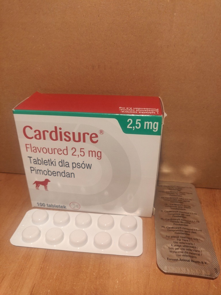 Cardisure 2.5mg dla psów Limanowa Kup teraz na Allegro Lokalnie