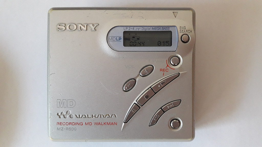 Minidisc MD Sony MZR500 recorder + 10 płyt MD Kraków Kup teraz na