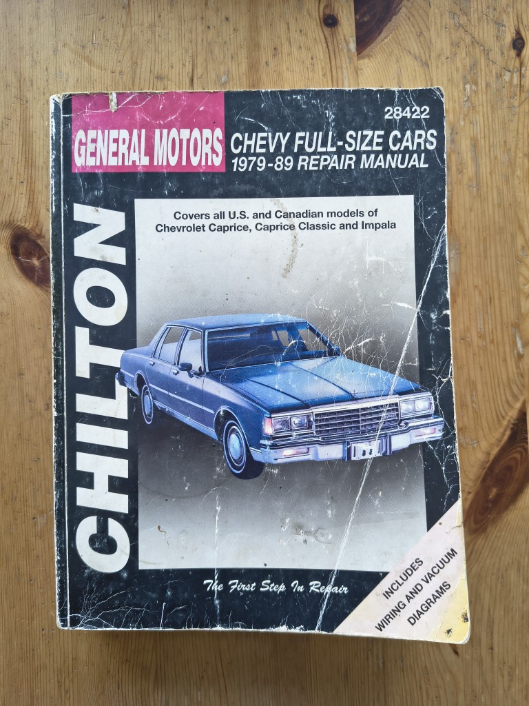 CHILTON CHEVY FULL-SIZE CARS 1979-89 КНИЖКА РЕМОНТА 