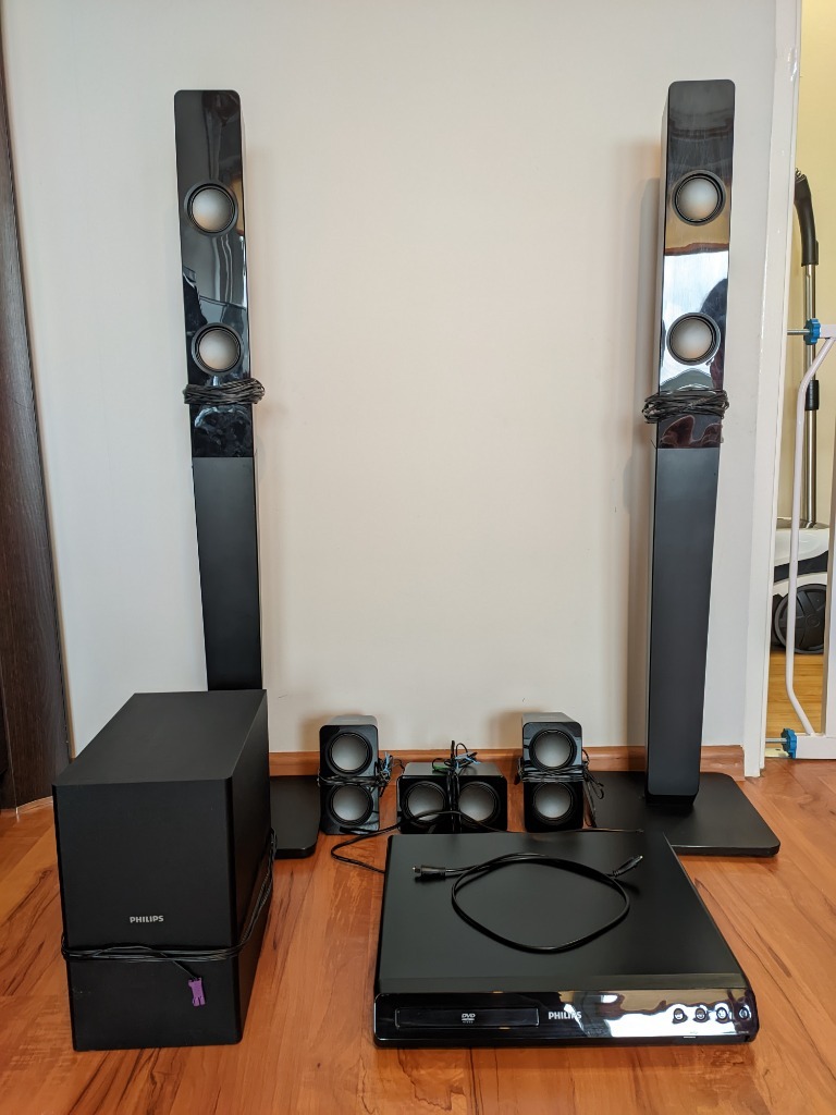 Kino domowe DVD 5.1 PHILIPS HTD3540/12 300W BDB | Płock | Kup teraz na ...