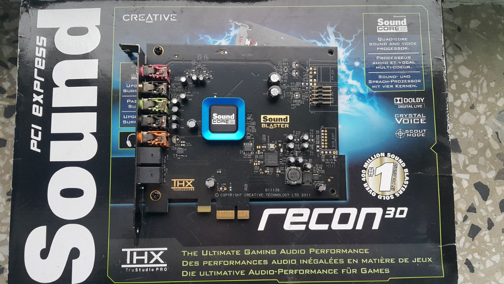 Sound Blaster Recon 3D SB 1350 komplet! | Mińsk Mazowiecki | Kup teraz ...