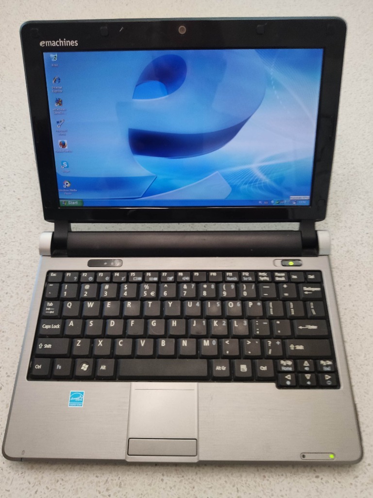 laptop netbook eMachines EM250 1GB/160 win XP Hom RACIBÓRZ Kup