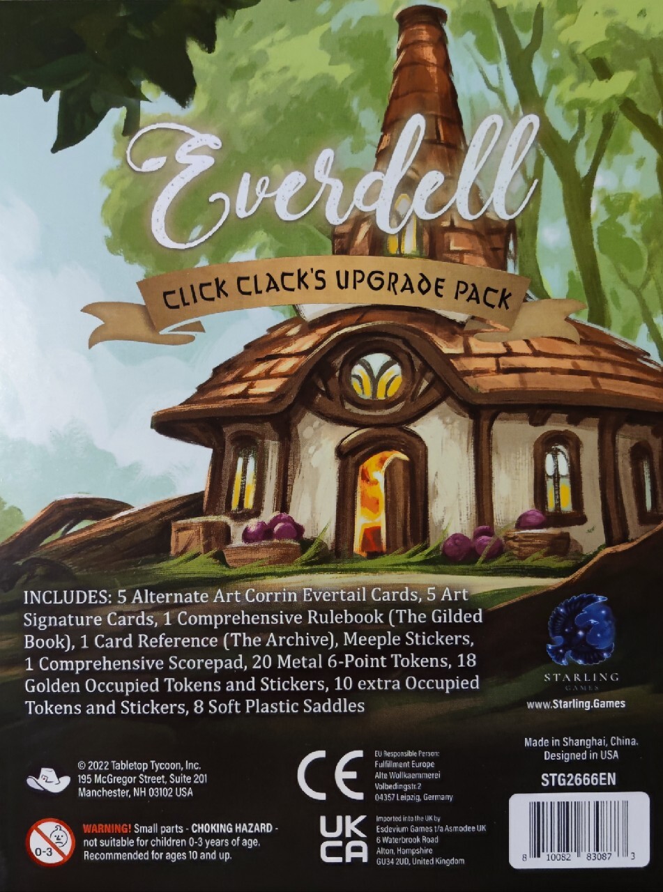 Everdell Click clack's upgrade pack + karty promo Warszawa