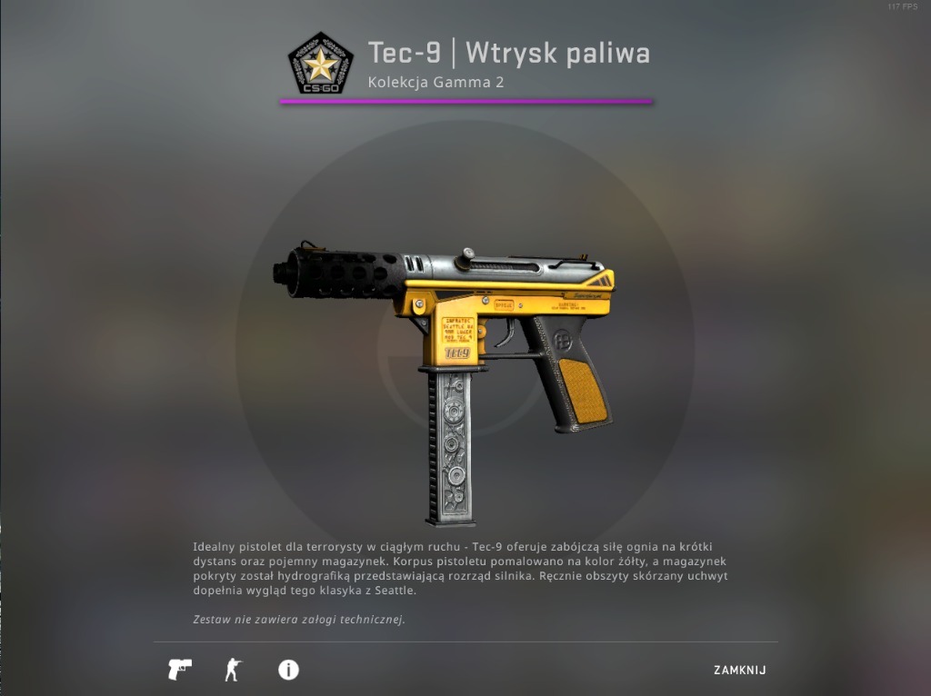 Tec9 Wtrysk Paliwa Fuel Injector MW 4/5skin csgo Warszawa Kup