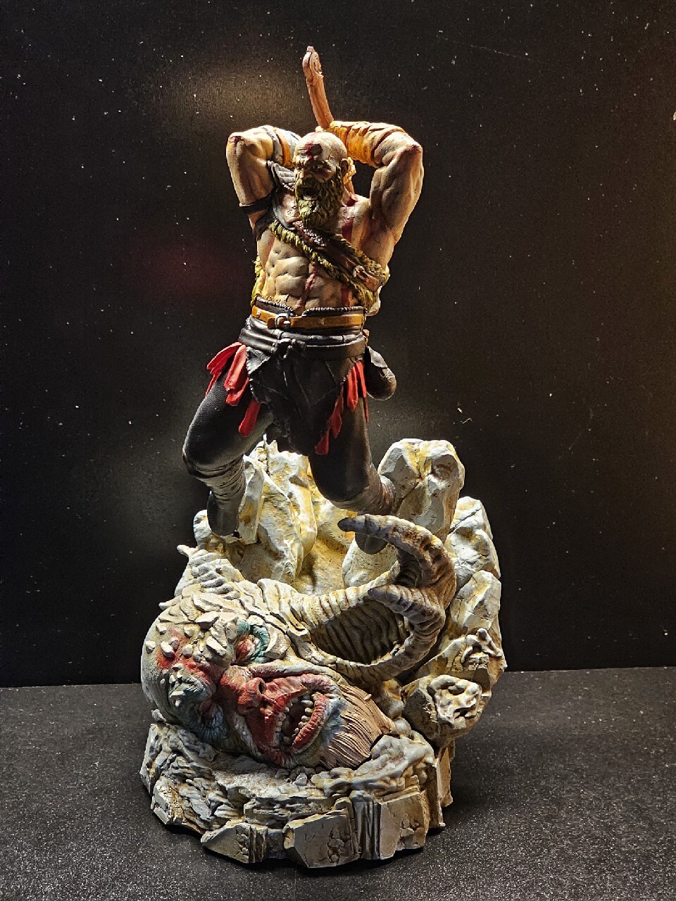 Figurka Fan Art Kratos God of War Ełk Kup teraz na Allegro Lokalnie