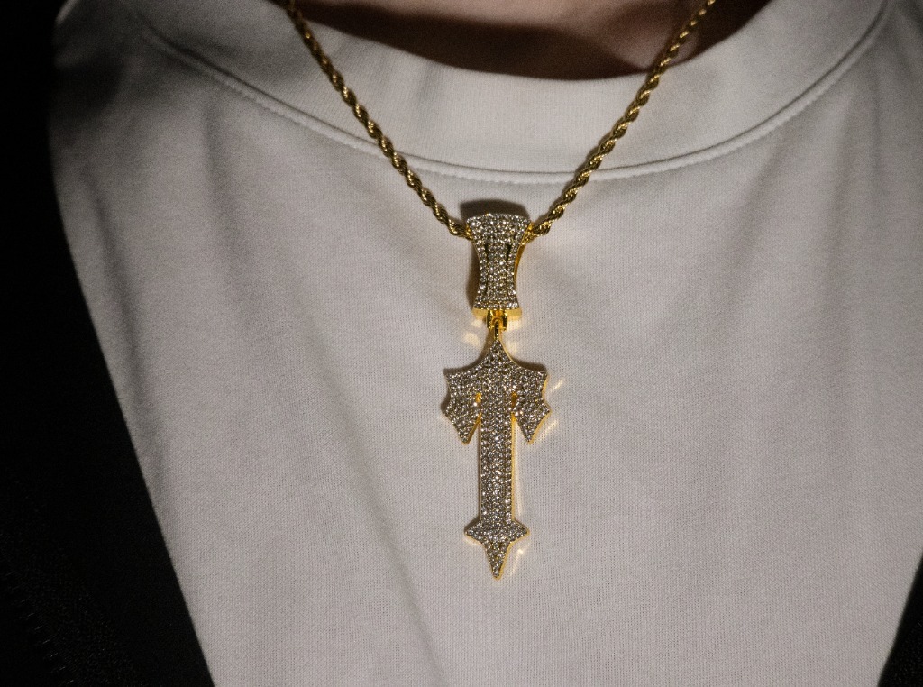 Trapstar chain gold naszyjnik trapstar diamencik Koszalin Kup teraz