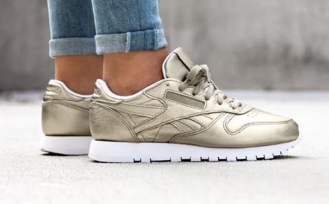reebok classic leather melted metals