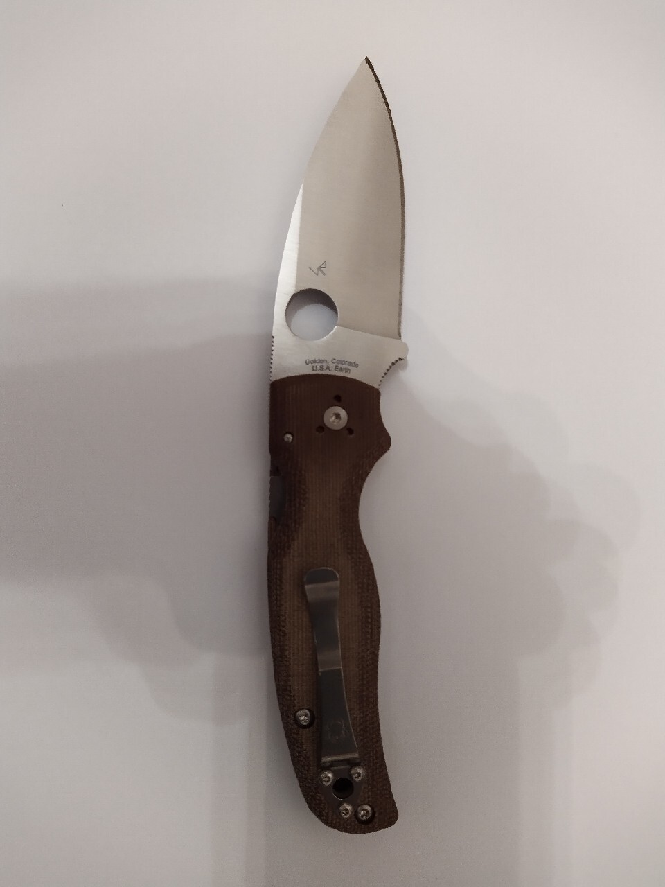 Nóż składany Spyderco Shaman, ZWear PM. Nowy poczta Miastko Kup