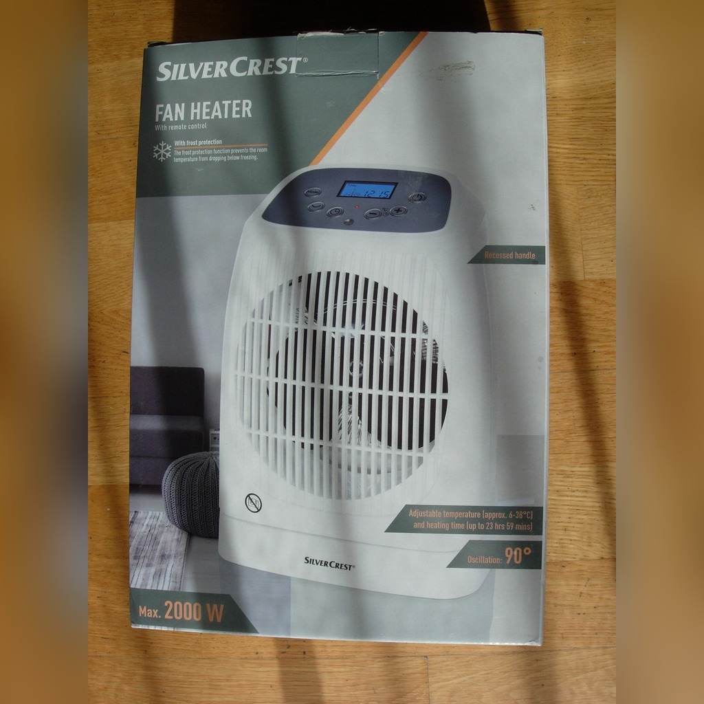 Termowentylator grzejnik SilverCrest Fan Heater Wrocław Kup teraz
