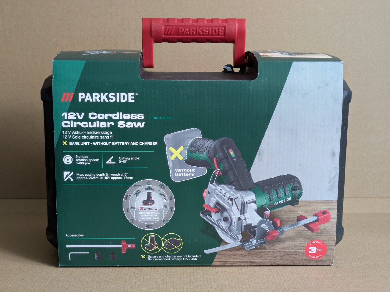 Parkside pilarka 12V PHKSA 12 B3 akumulatora i ładowarki Zamość