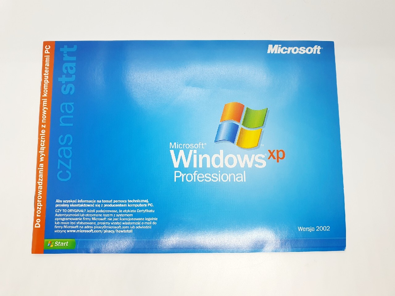Windows XP Professional instrukcja książeczka Poznań Licytacja na