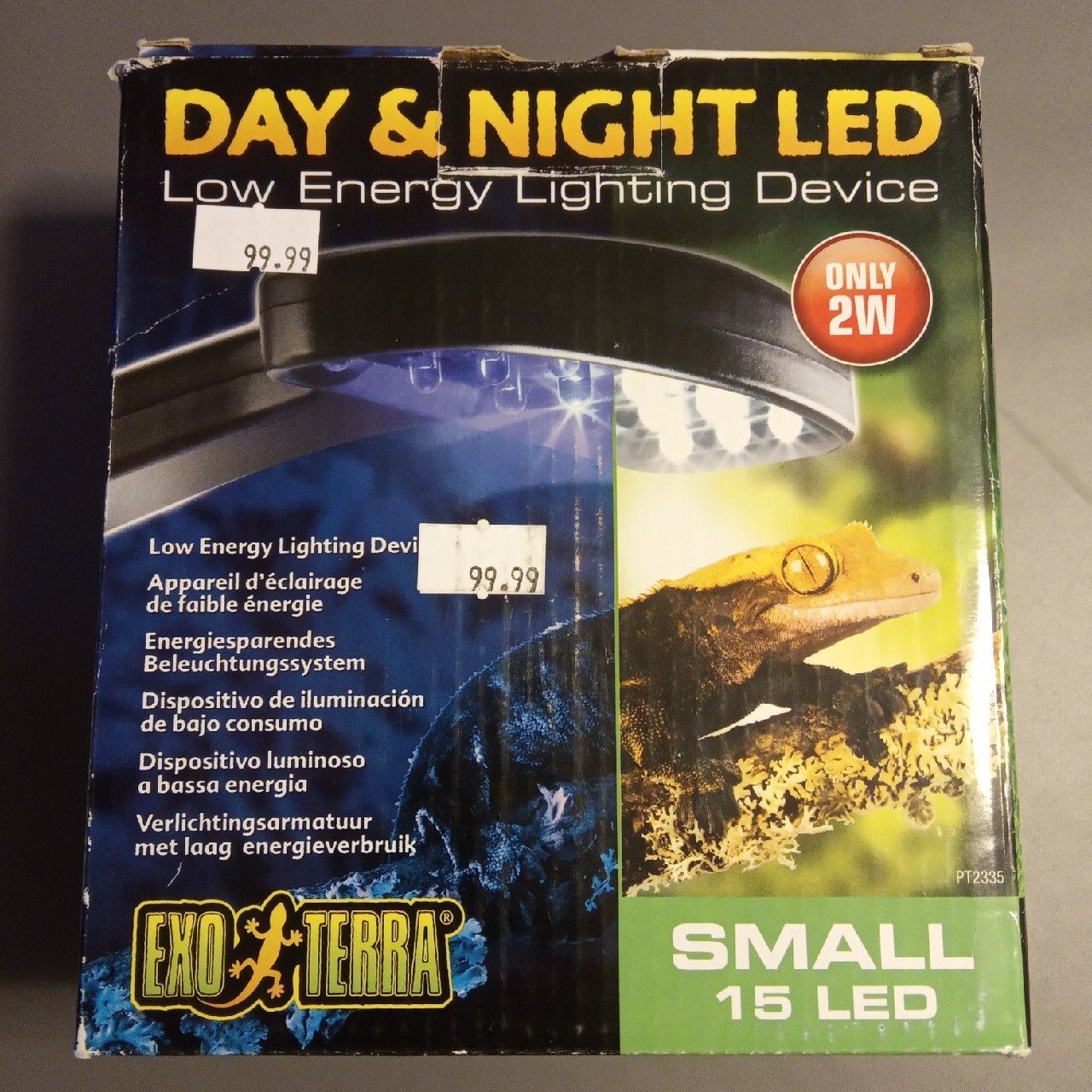 Crested Gecko Light Exo Terra Day Night LED Pangea Reptile Exo