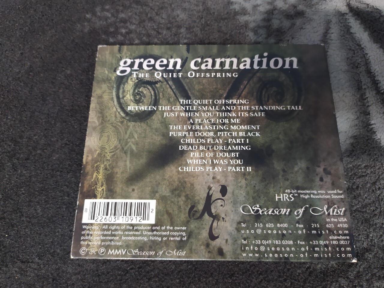Green Carnation The Quiet Offspring Sieraków Kup teraz na Allegro