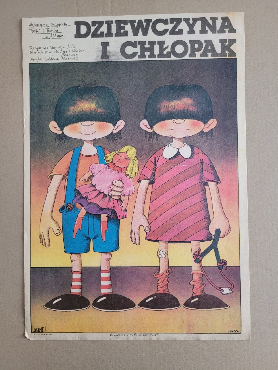 Plakat z filmu Dziewczyna i chłopak PRL | Rzeszów | Kup teraz na ...