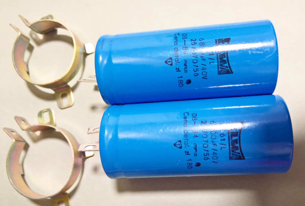 Kondensator 6800uF 40V cena za 2szt | warszawa | Kup teraz na Allegro ...