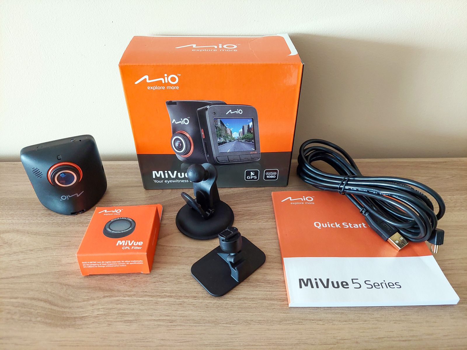 КАМЕРА АВТОМОБІЛЬНА MIO MIVUE 518 ПОВНИЙ HD GPS 1080P HDR F2.0 
